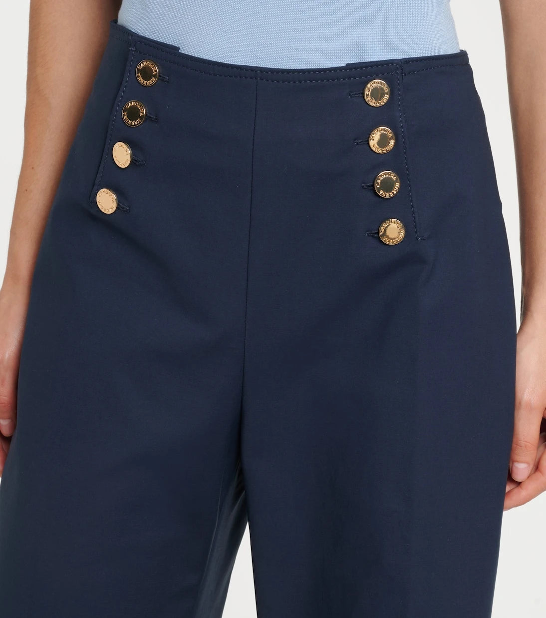 Carolina Herrera - Alba cotton-blend wide-leg pants