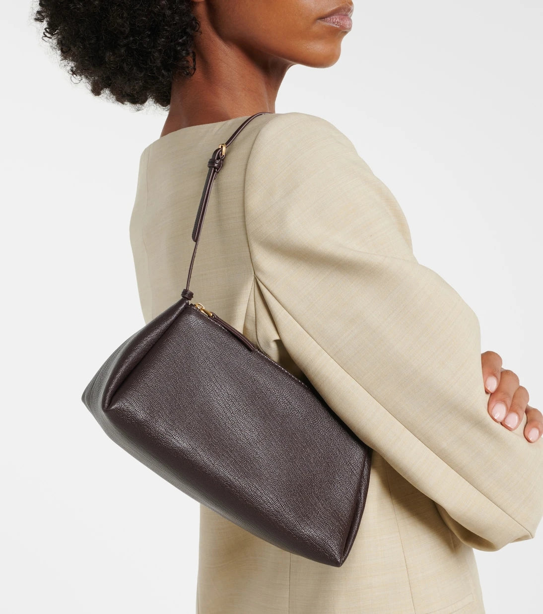 Calvin Klein Collection - Aurelis Small leather shoulder bag