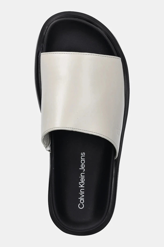 Calvin Klein Jeans FLAT MOLDED SANDAL SLIDE Terlik