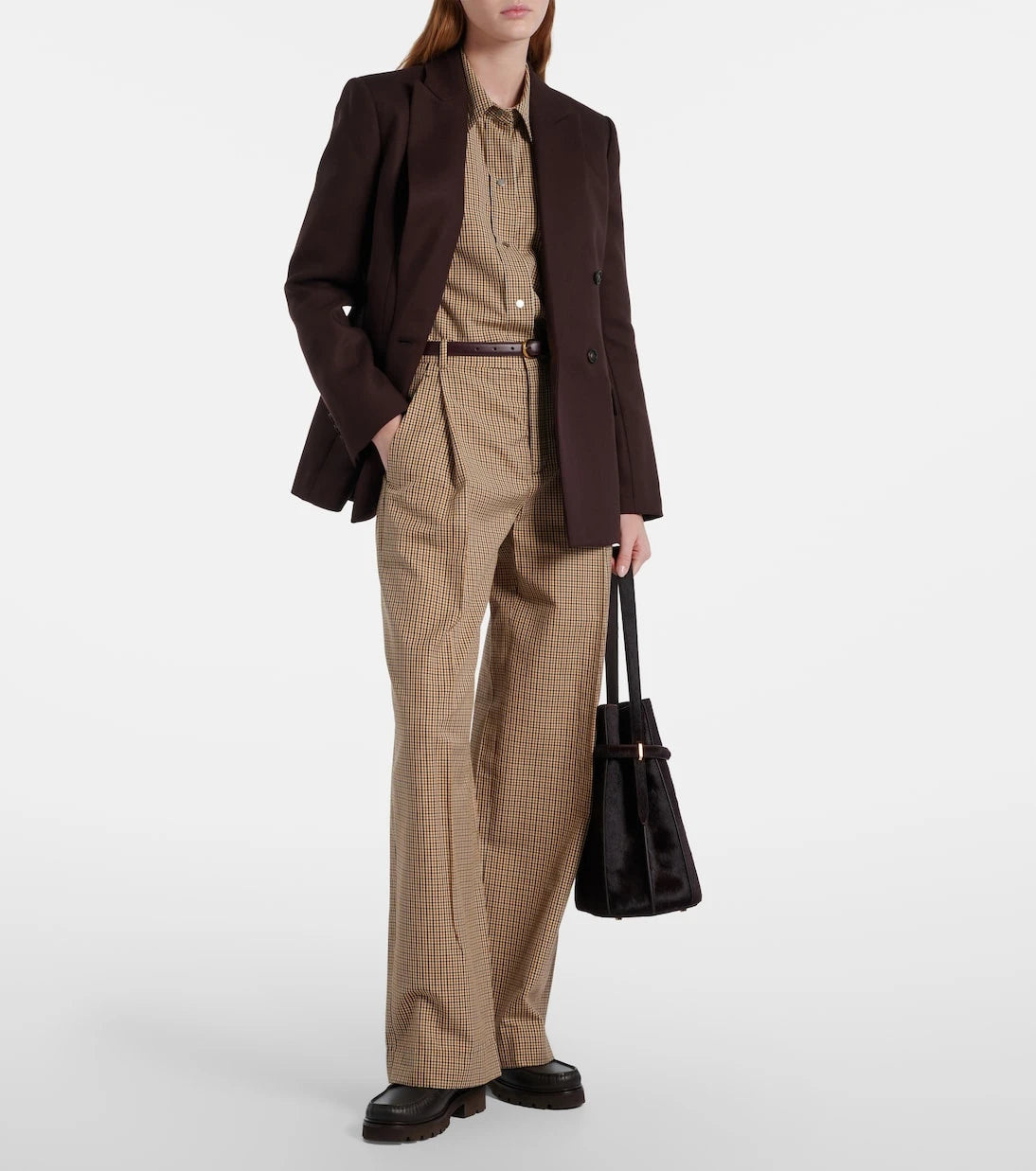 Vince - Camille cotton-blend wide-leg pants