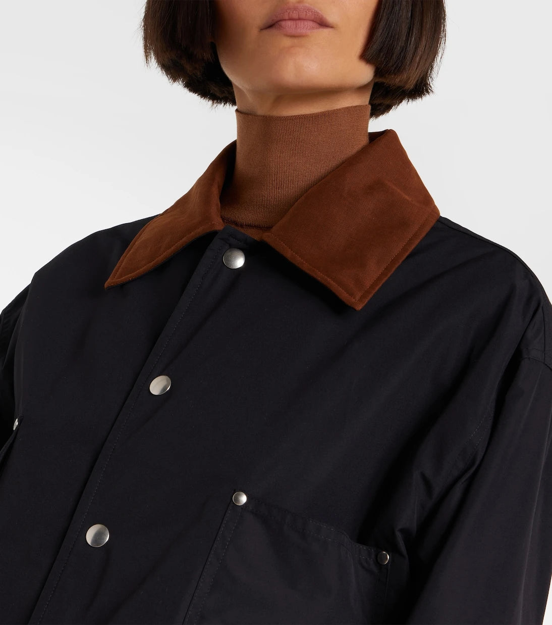 Plan C - Cropped twill jacket
