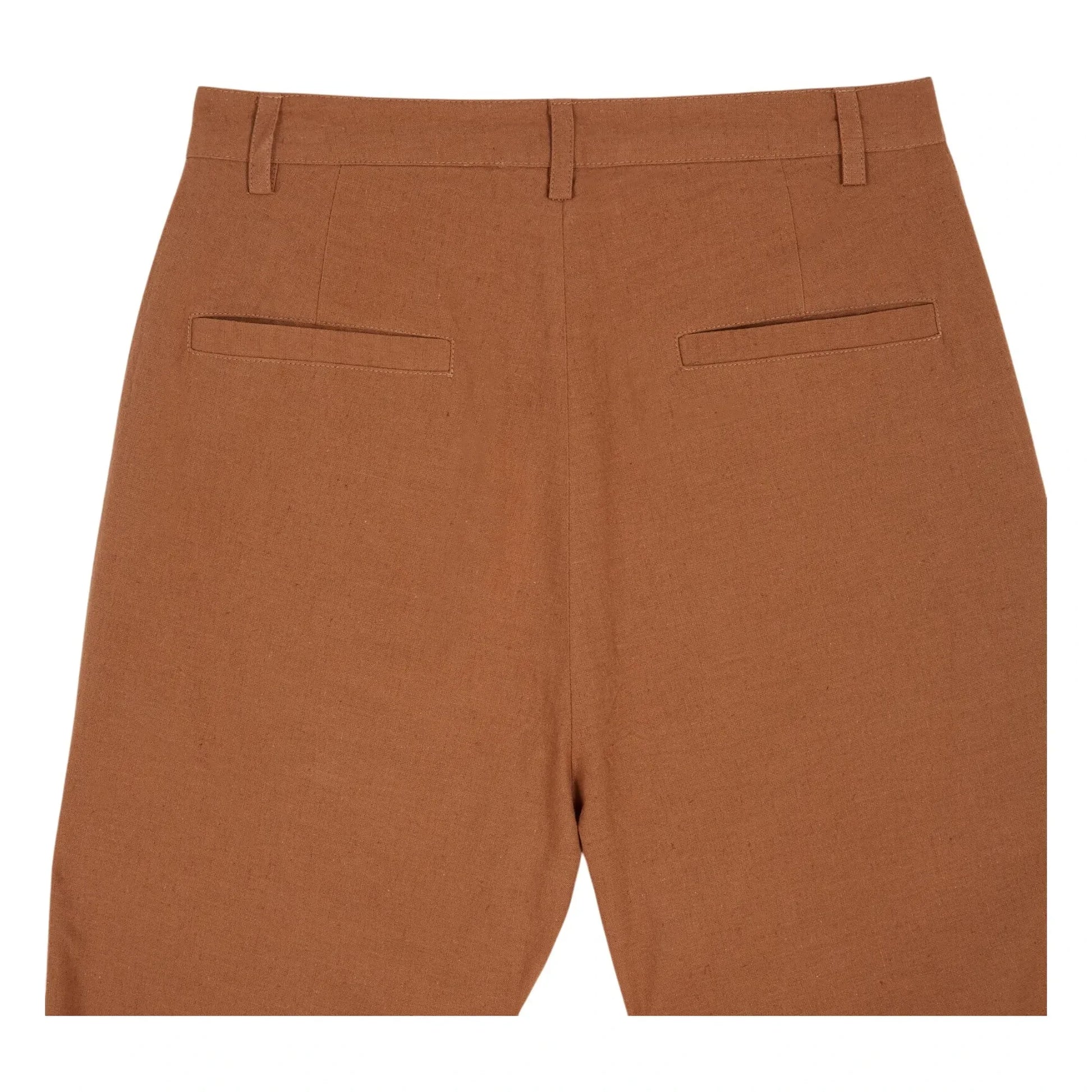 Emile et Ida - Cotton Embroidered Pants | Brown