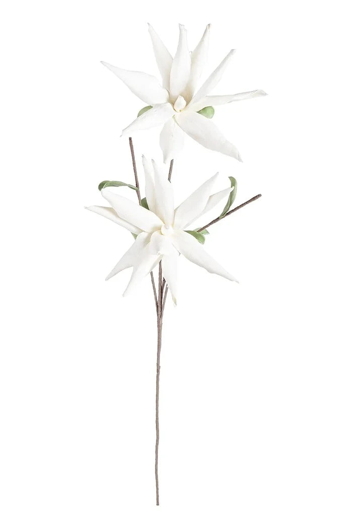 Изкуствено цвете Bizzotto White Aloe Chinesis