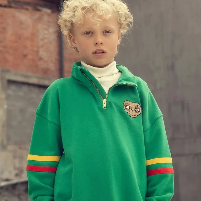 Детски памучен суичър Mini Rodini E.T.