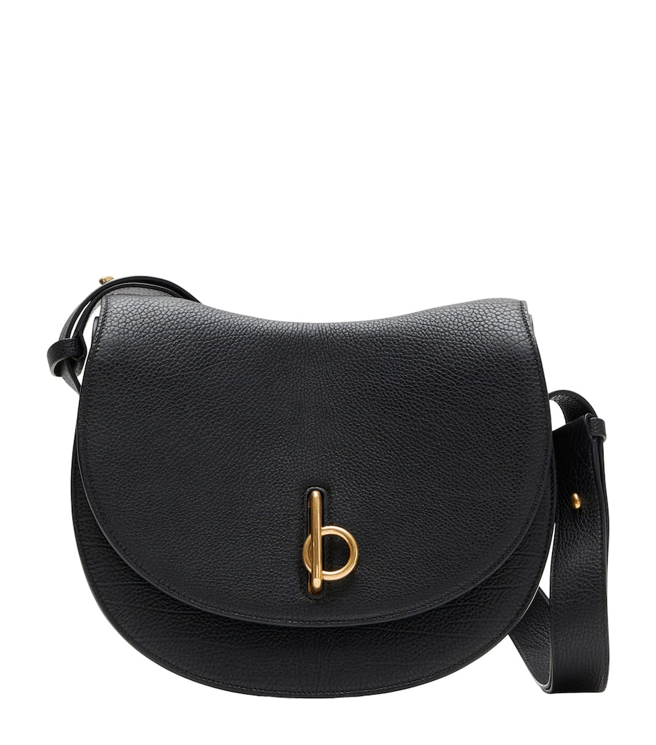 Black Leather Rocking Horse Bag