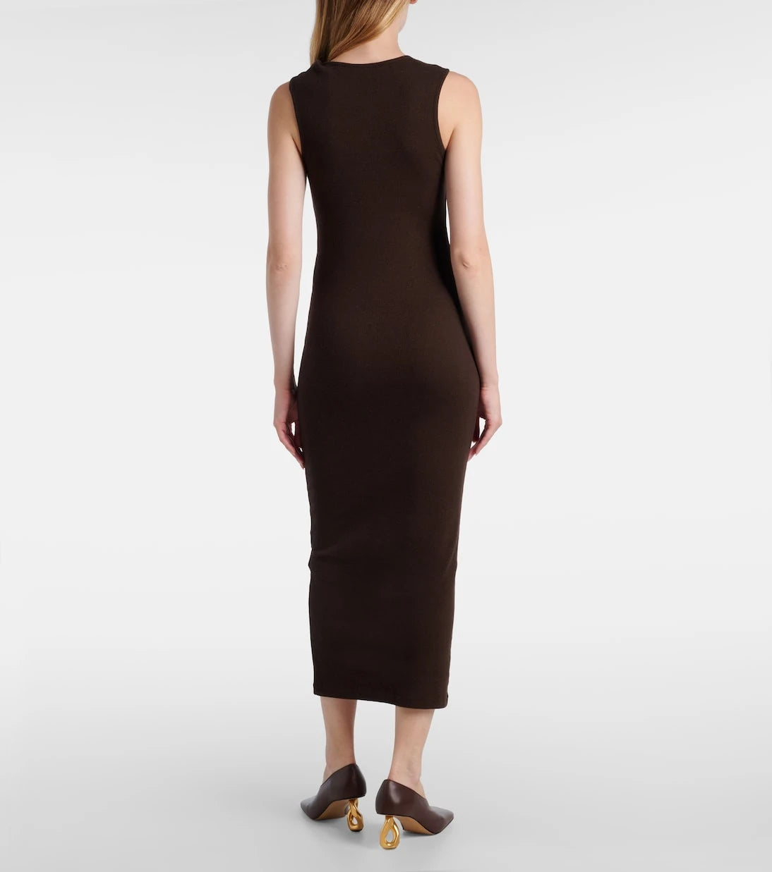 JW Anderson - Embroidered cotton maxi dress