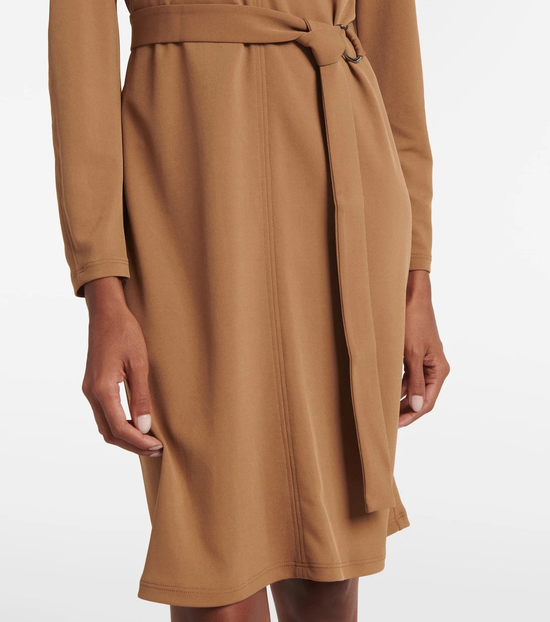 Max Mara - Dorema belted jersey minidress