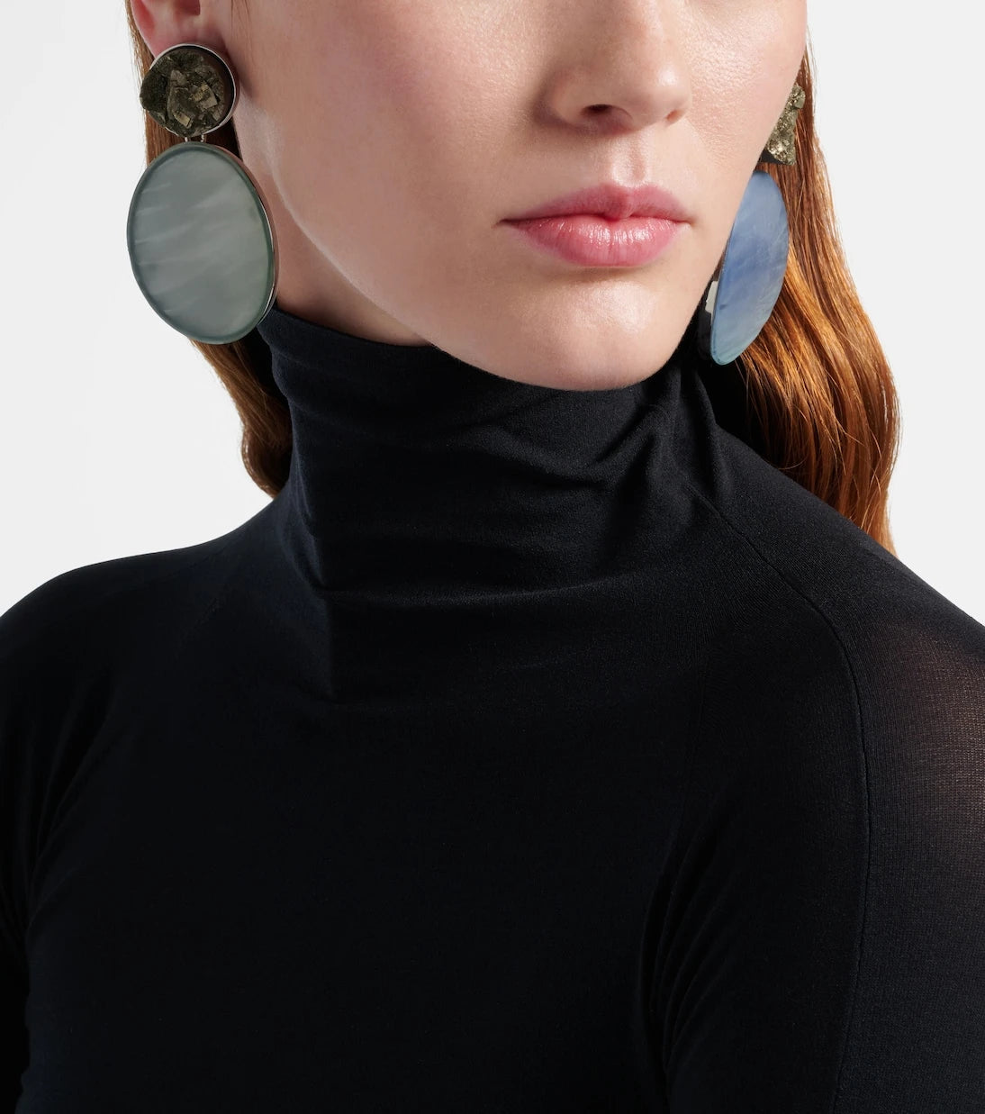 Alaïa - Embellished drop earrings