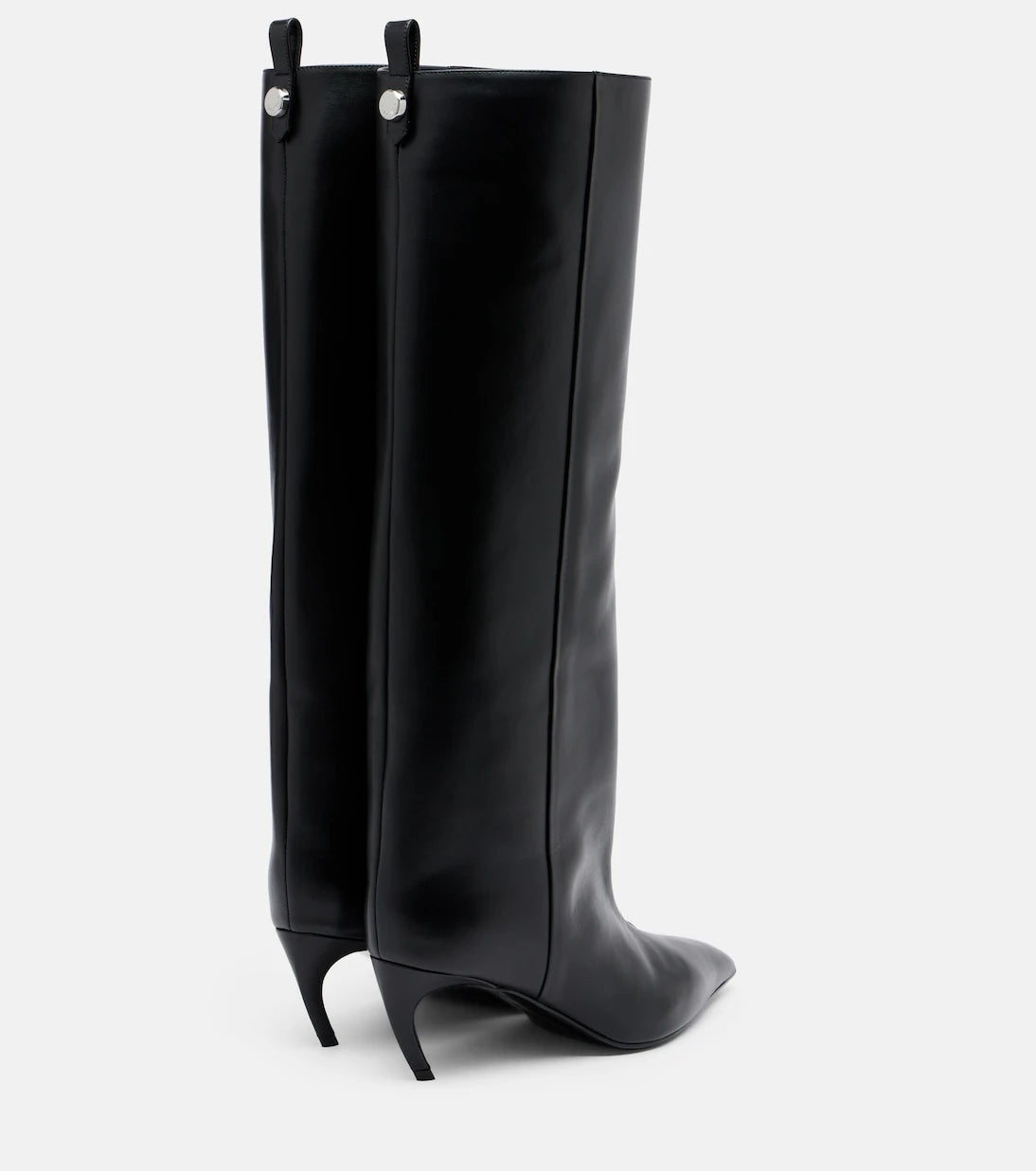 The Attico - Lea leather knee-high boots