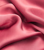 Pink Satin Asymmetric Gown