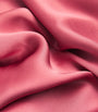 Pink Satin Asymmetric Gown