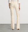 White Annabeth Leather Trousers
