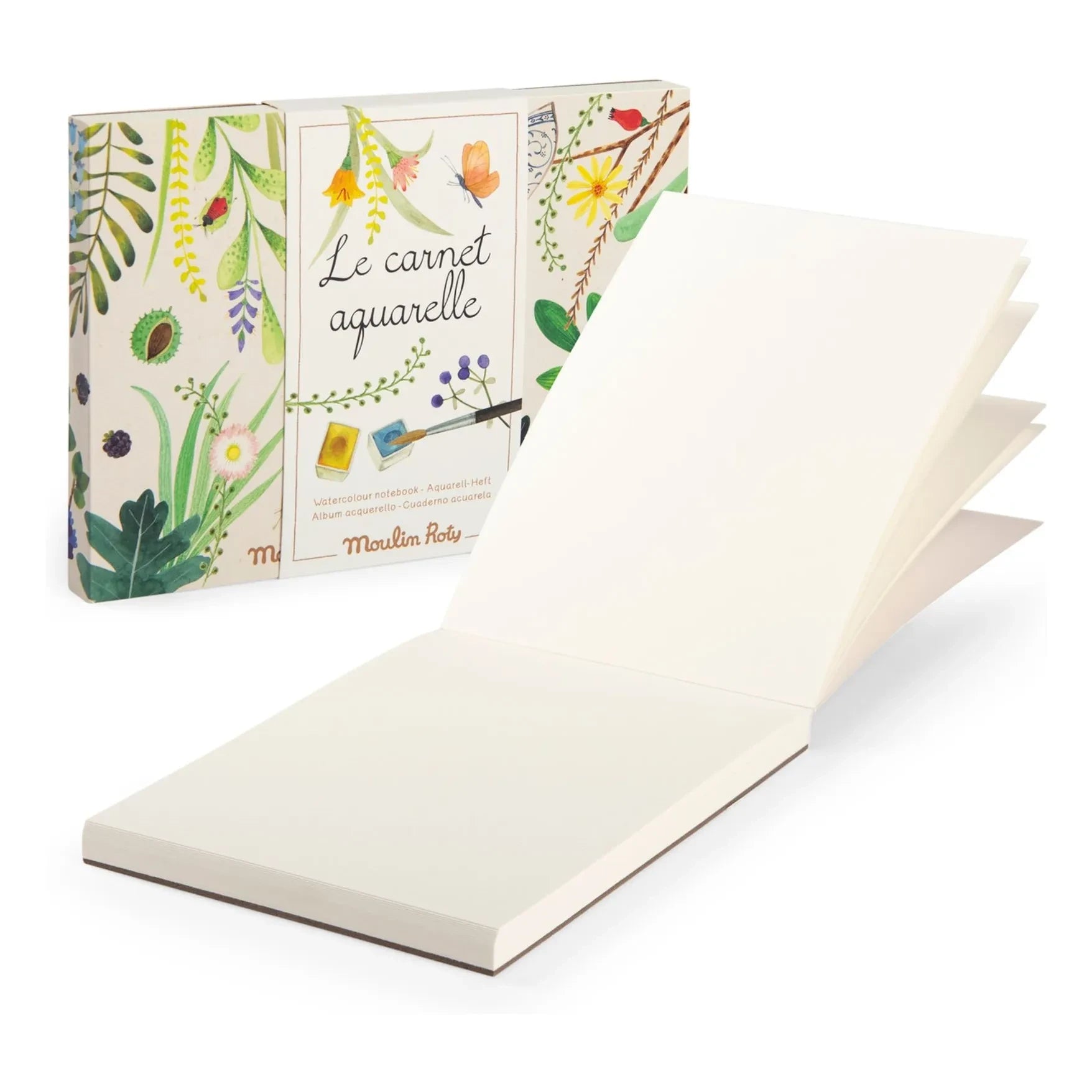 Moulin Roty - Watercolor notebook - Le jardin du Moulin