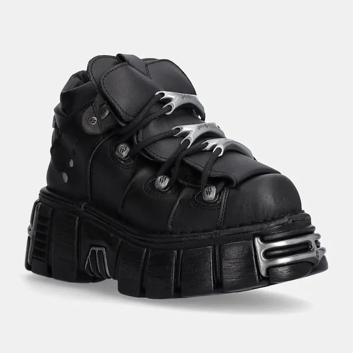 Маратонки New Rock Negro Tower + Negro Acero
