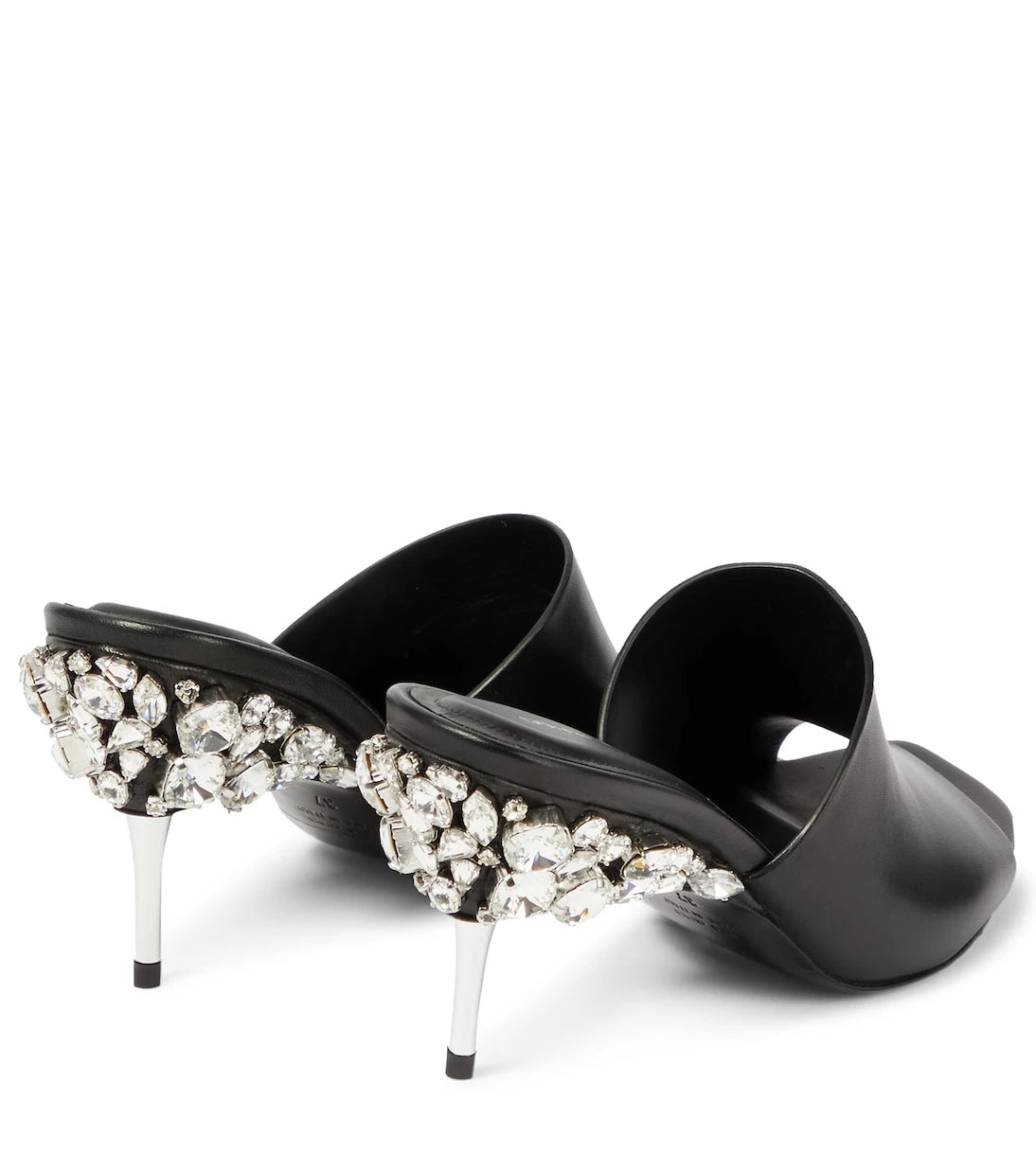 Peter Do - Crystal-embellished leather sandals