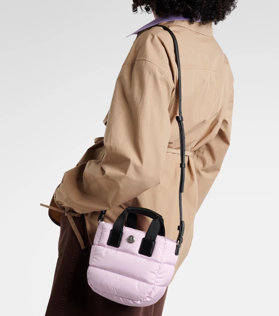 Moncler - Cardoc Micro down top-handle bag