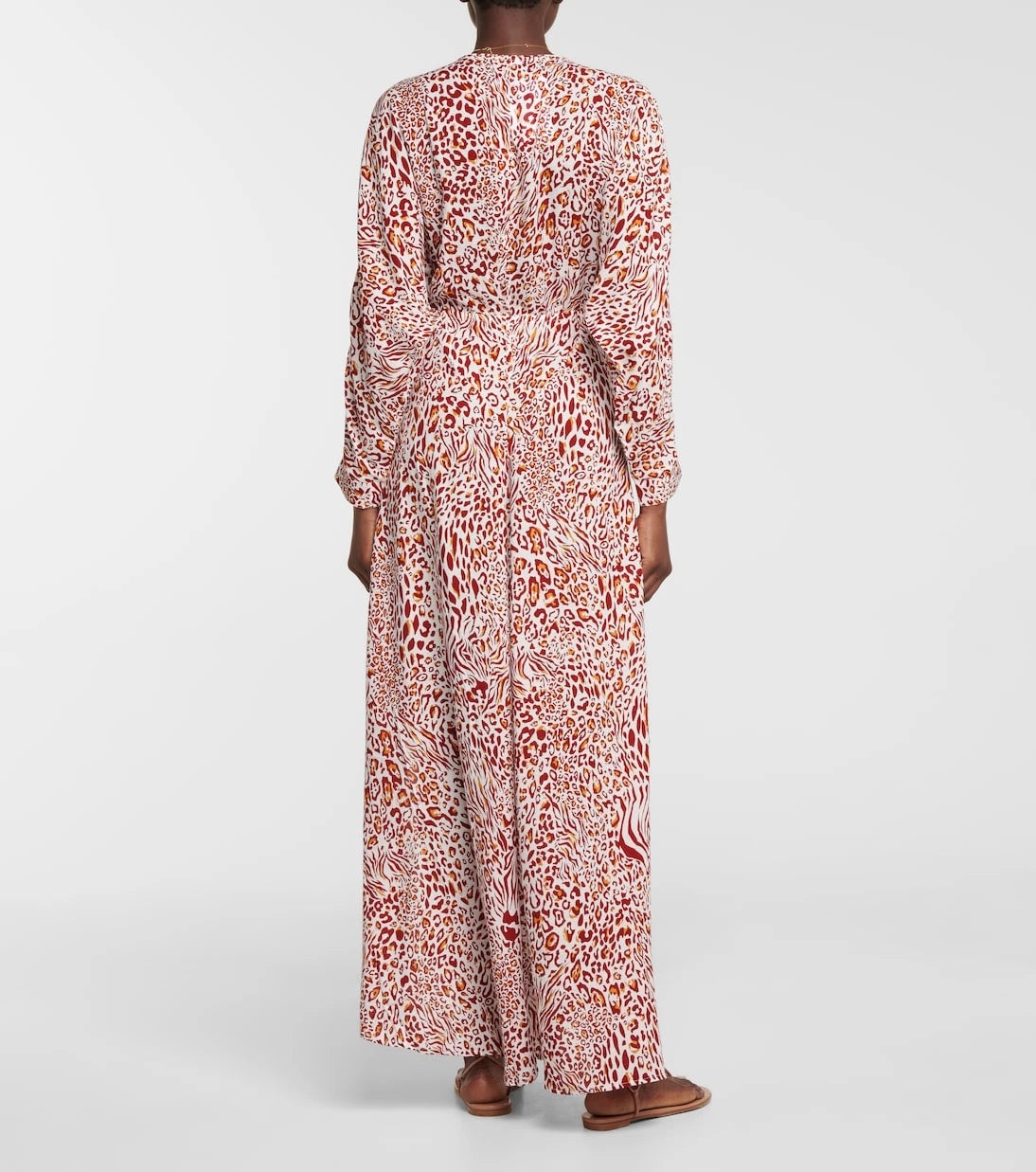 Poupette St Barth - Ilona printed v-neck dress