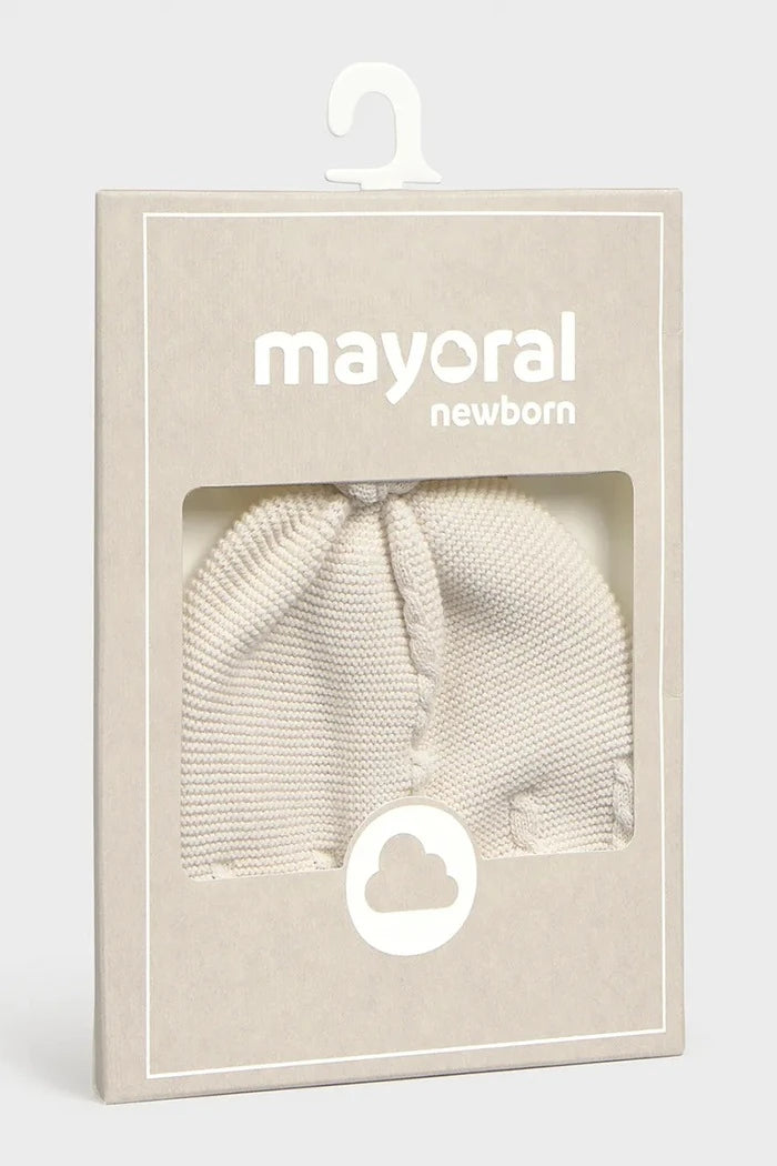 Mayoral Newborn шапка за бебе от памук