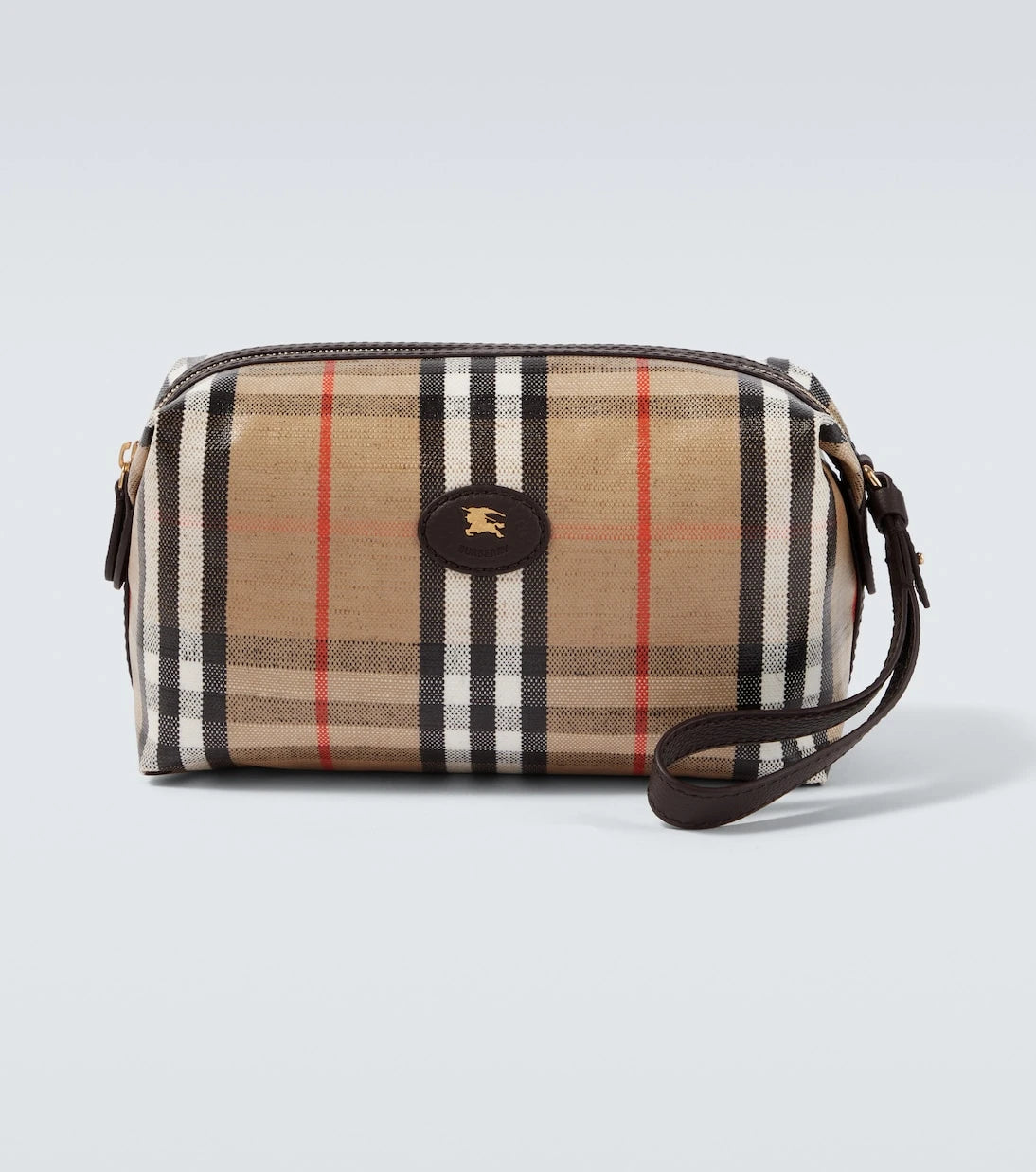 Burberry - حقيبة أدوات الزينة كاروهات من بربري