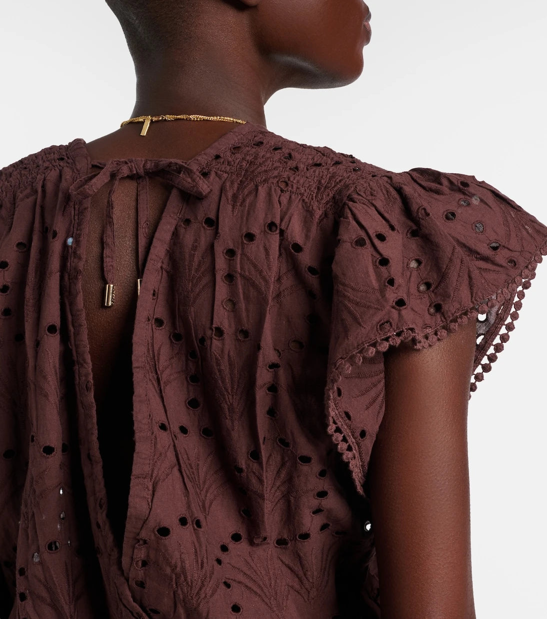 Melissa Odabash - Broderie anglaise cotton minidress