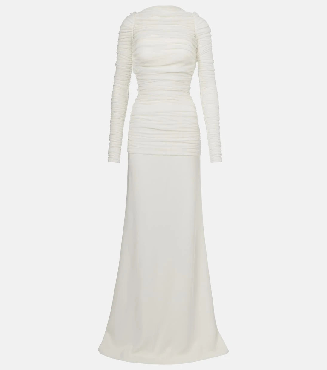 Christopher Esber - Bridal veiled silk tulle gown