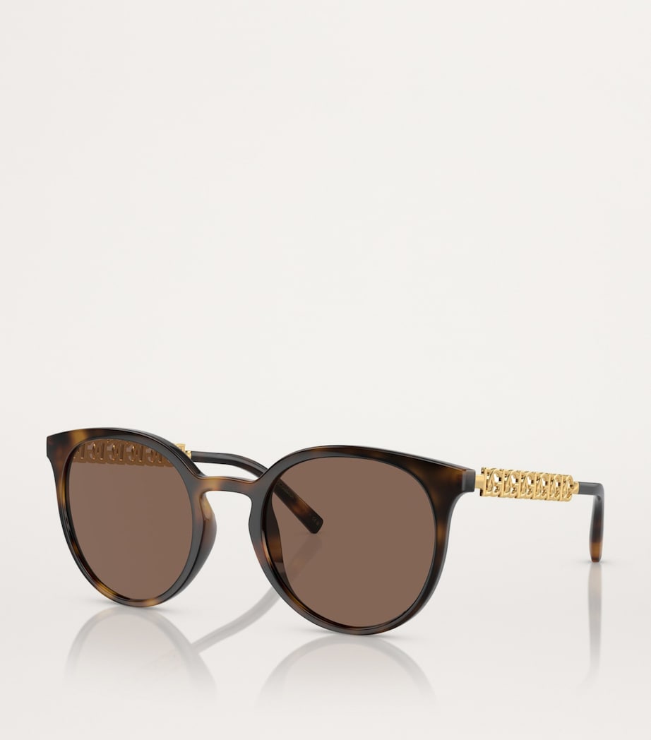 Brown Injected 0DG6189U Sunglasses