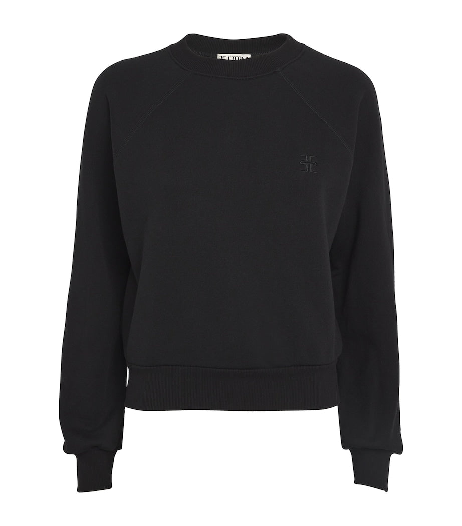 TERRY COTTON-MODAL SWEATSHIRT