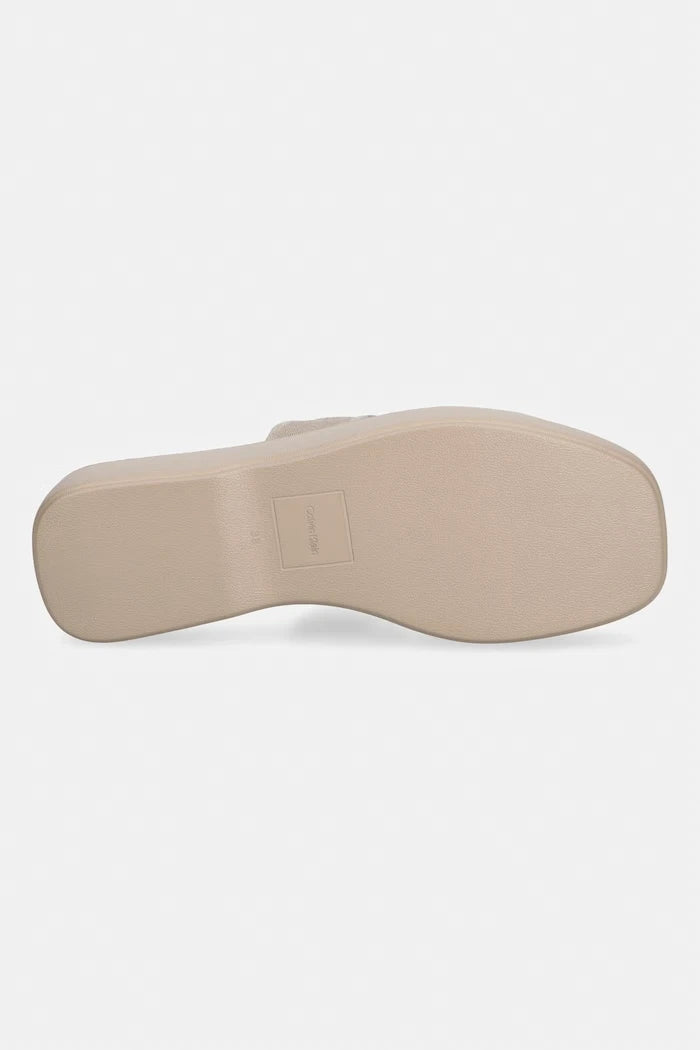Calvin Klein kadın FLATFORM SNDL WEBBING terlik
