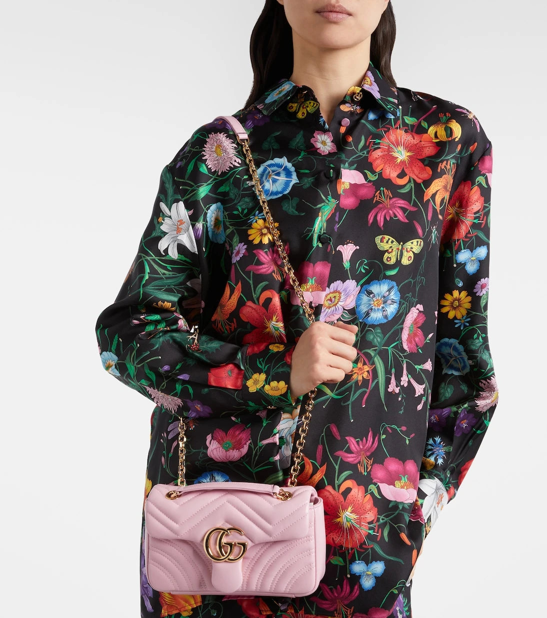 Gucci - GG Marmont Small leather shoulder bag