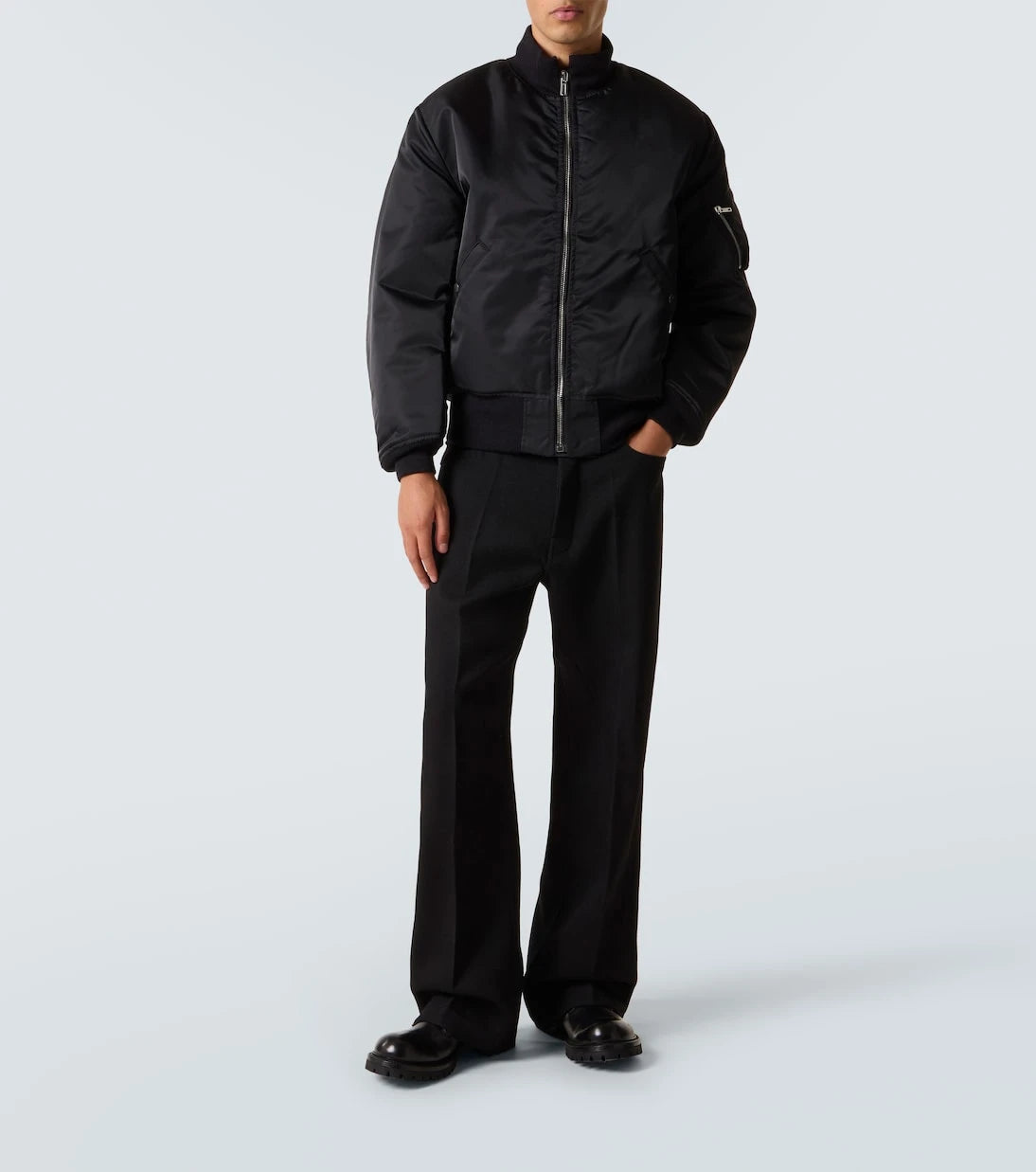 Rick Owens - Logo bomber jacket