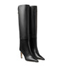 Jimmy Choo Black Alizze 85 Leather Knee-High Boots
