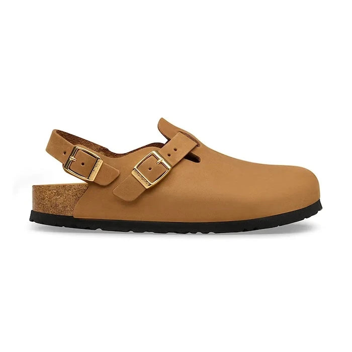 Birkenstock kadın deri terlik sabolar Tokio