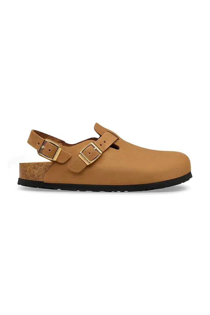 Birkenstock kadın deri terlik sabolar Tokio