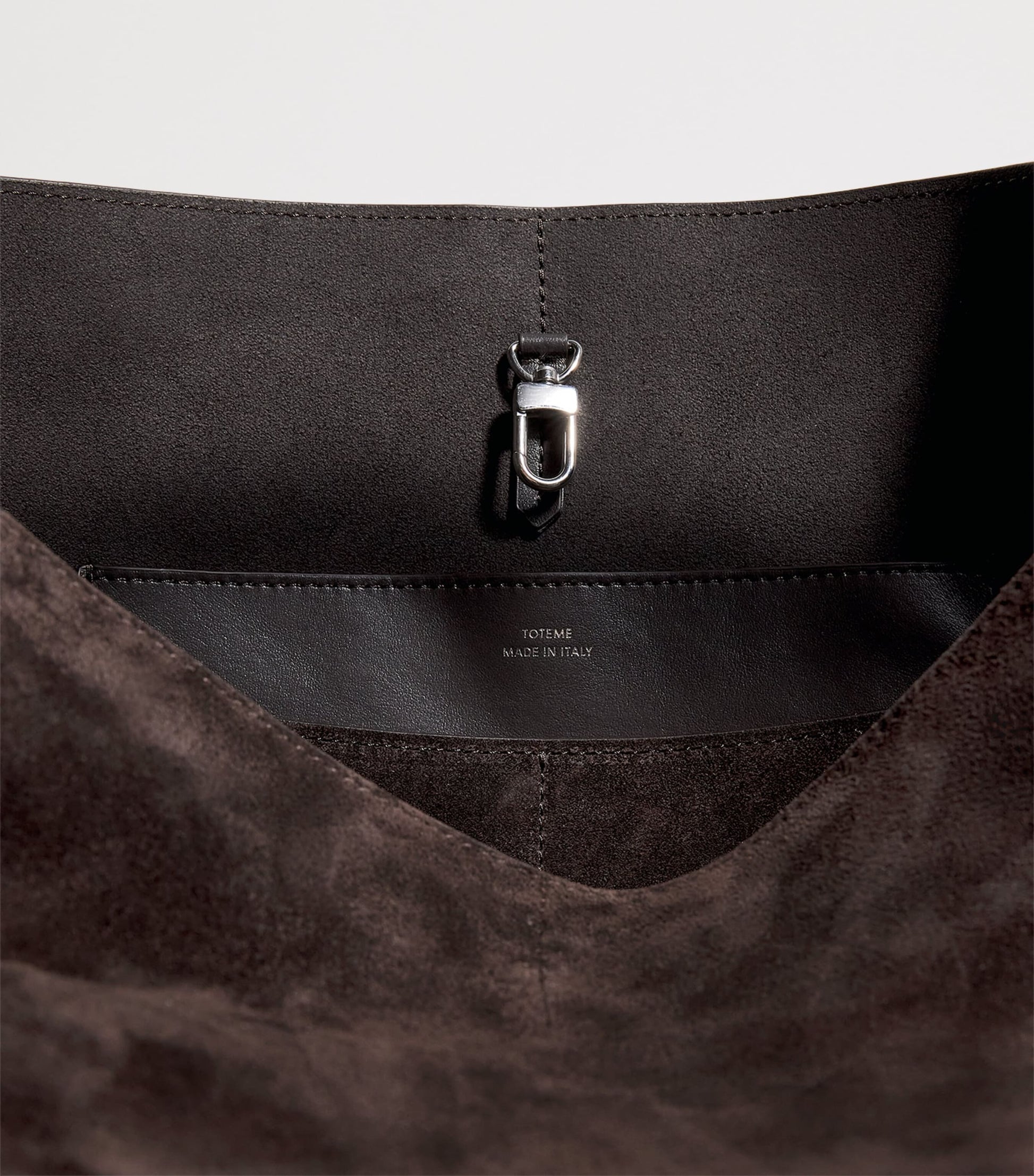 Toteme Brown Suede Belted Tote Bag