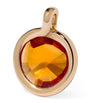 Yellow Gold and Citrine Sweetie Pendant Charm