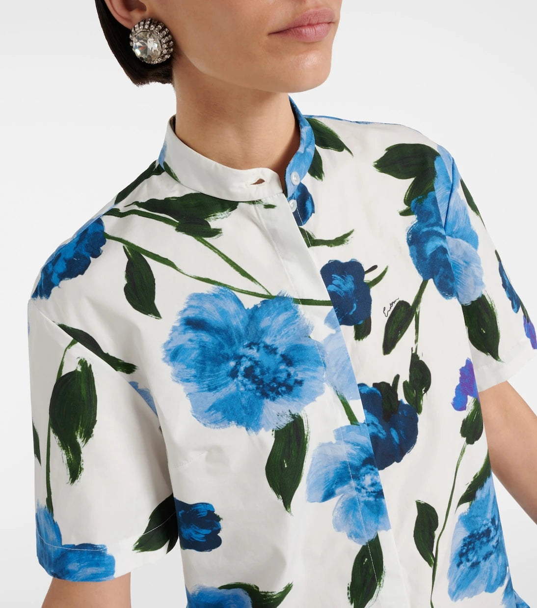Erdem - Floral shirt dress