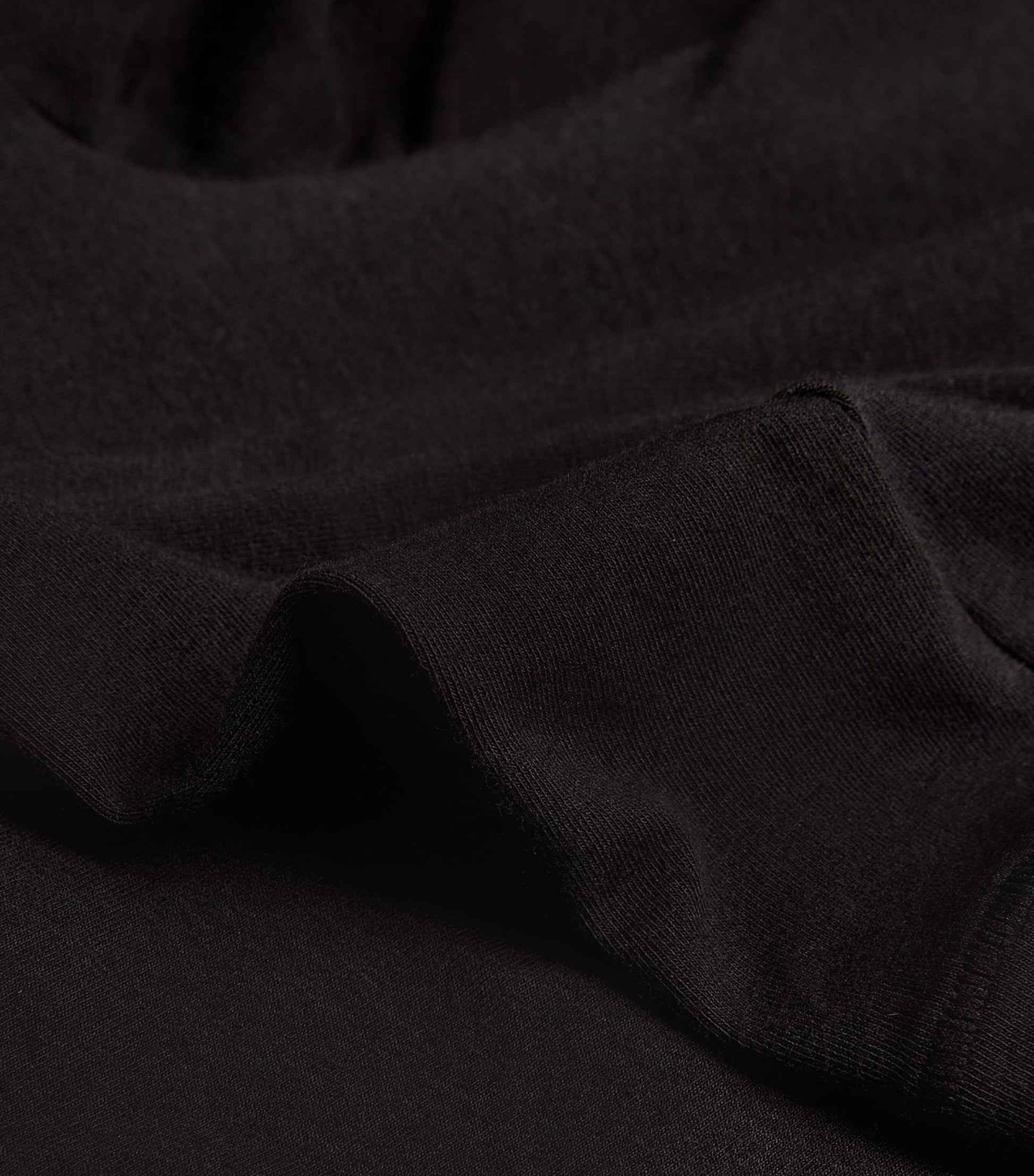 Skims Black Cotton Jersey Short-Sleeve T-Shirt