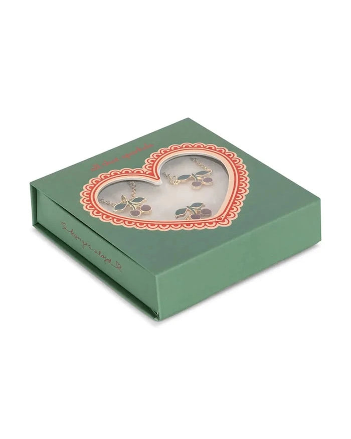 Комплект бижута Konges Sløjd CHERRY JEWELRY SET
