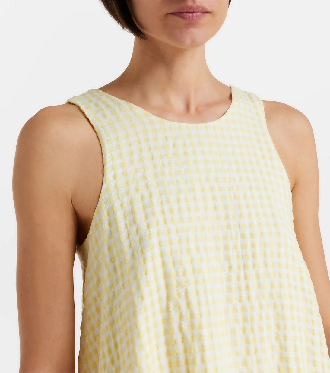 Montce - Betsie gingham minidress and scarf set