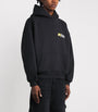 Black Cotton Rhude International Racing Hoodie
