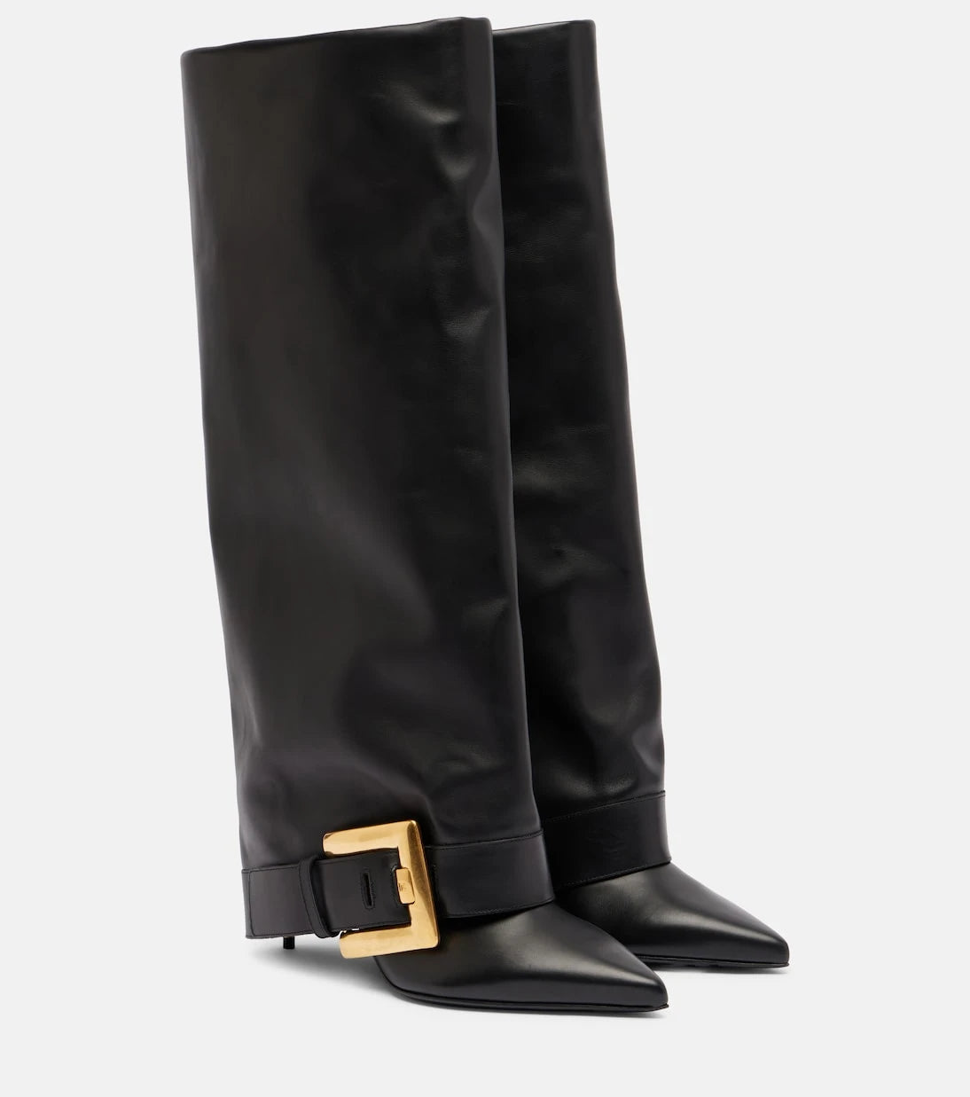 Balmain - Anthem leather knee-high boots