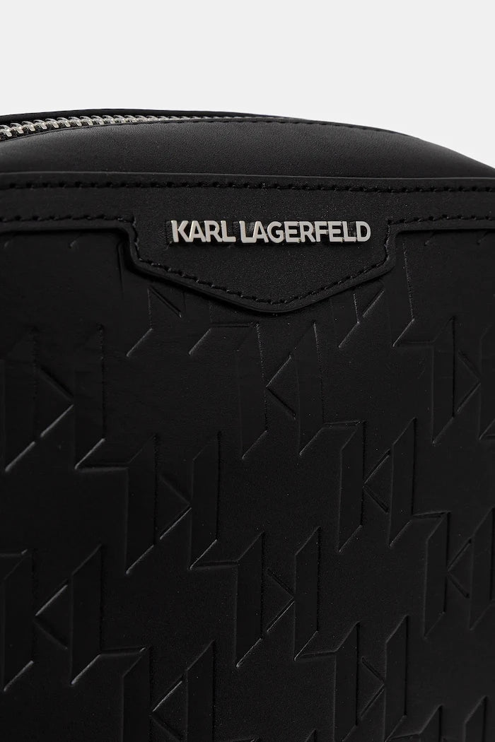 Кожена чанта през рамо Karl Lagerfeld K/LOOM