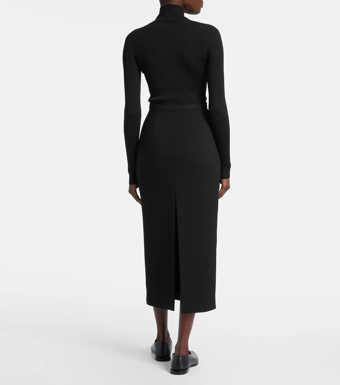 Givenchy - Wool-blend midi skirt