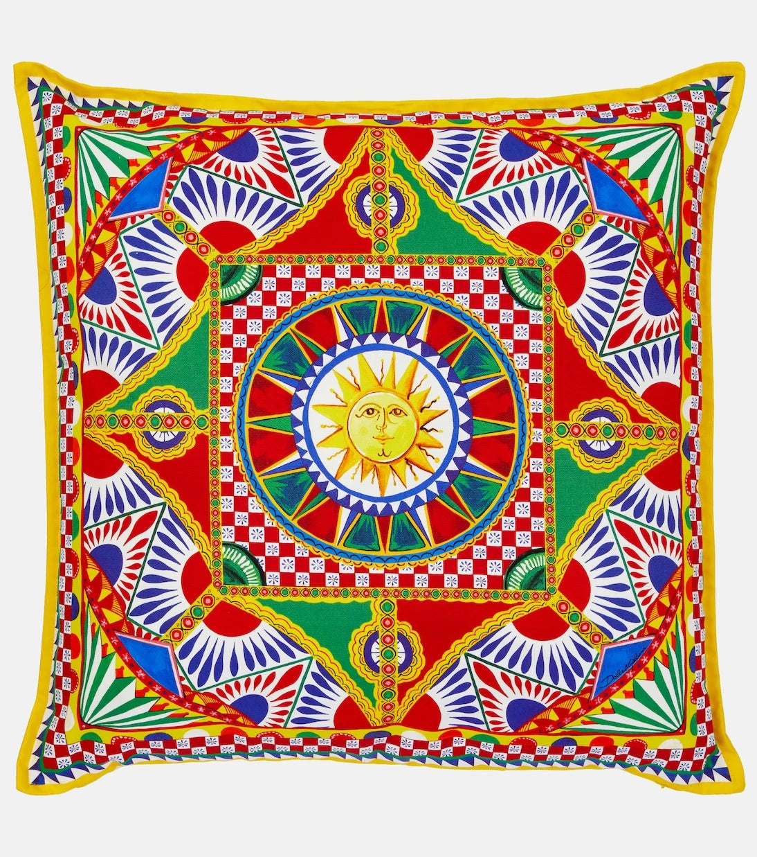 Dolce&Gabbana Casa - Medium printed canvas cushion