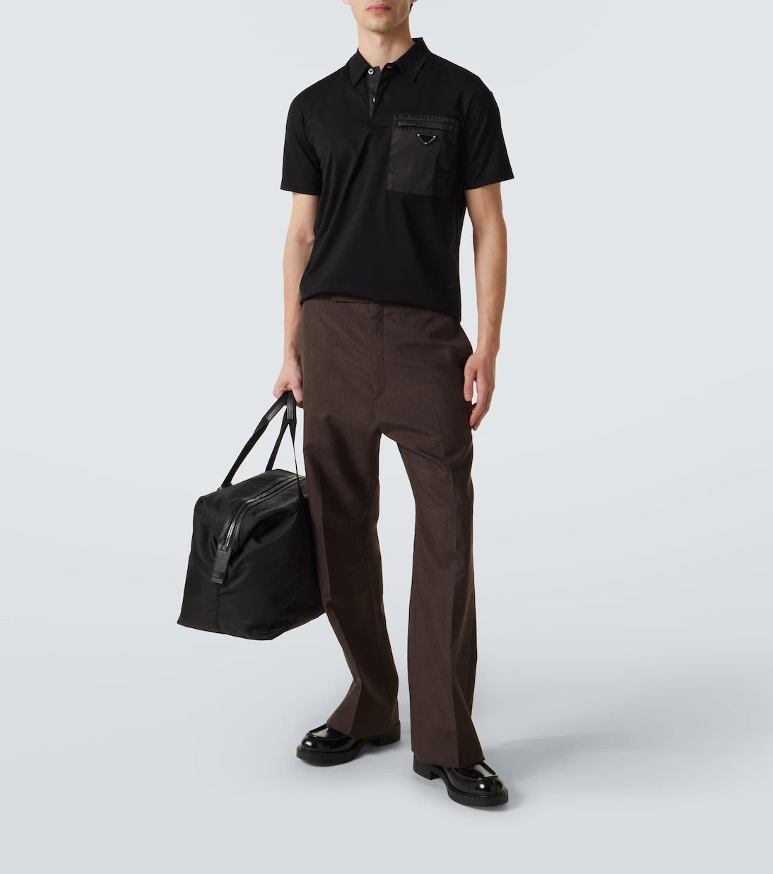 Prada - Fırçalanmış deri loafer'lar