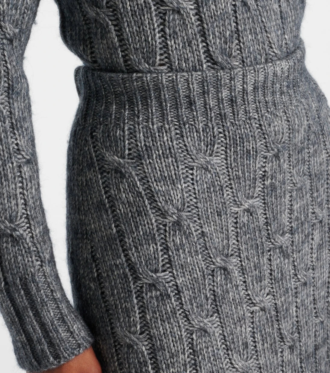 'S Max Mara - Otello cotton and wool-blend midi skirt