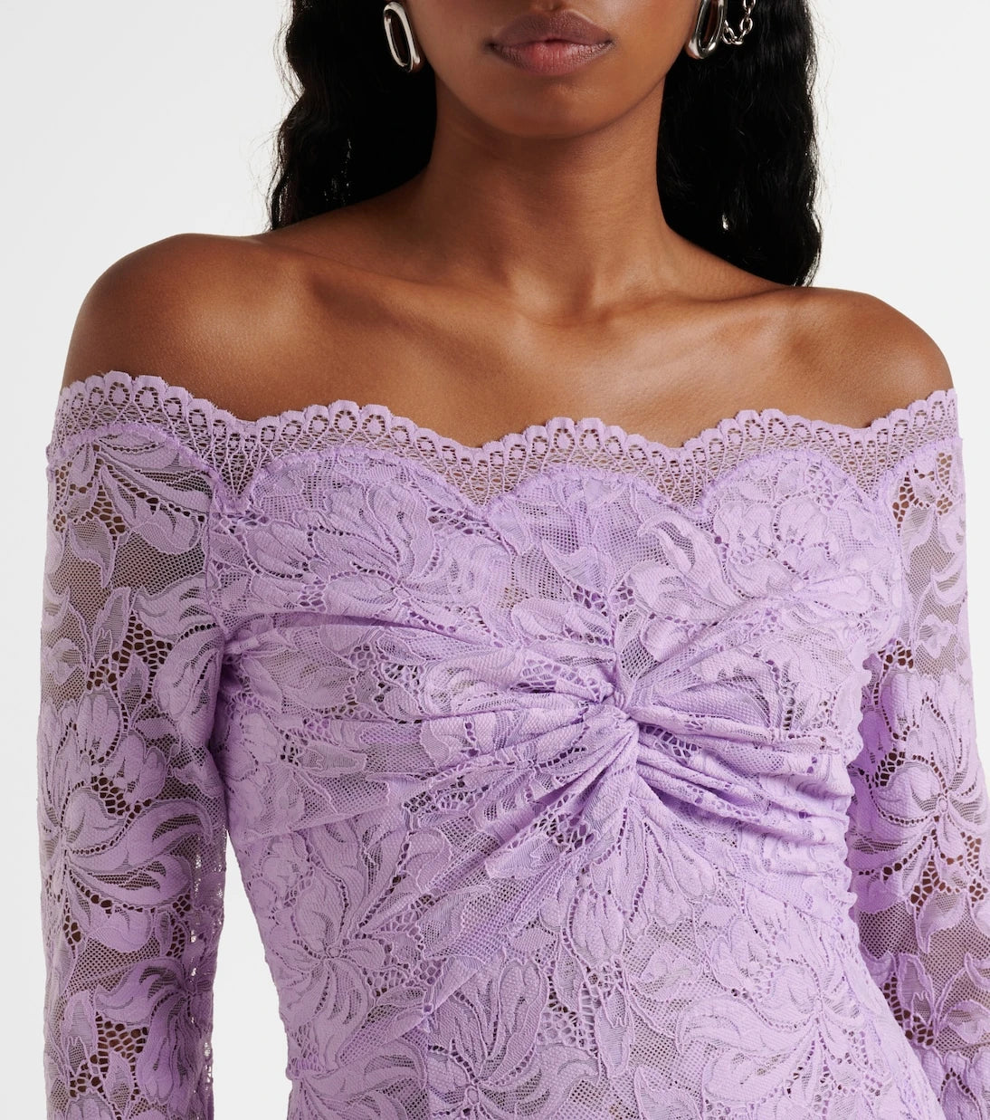 Rabanne - Lavender lace gown