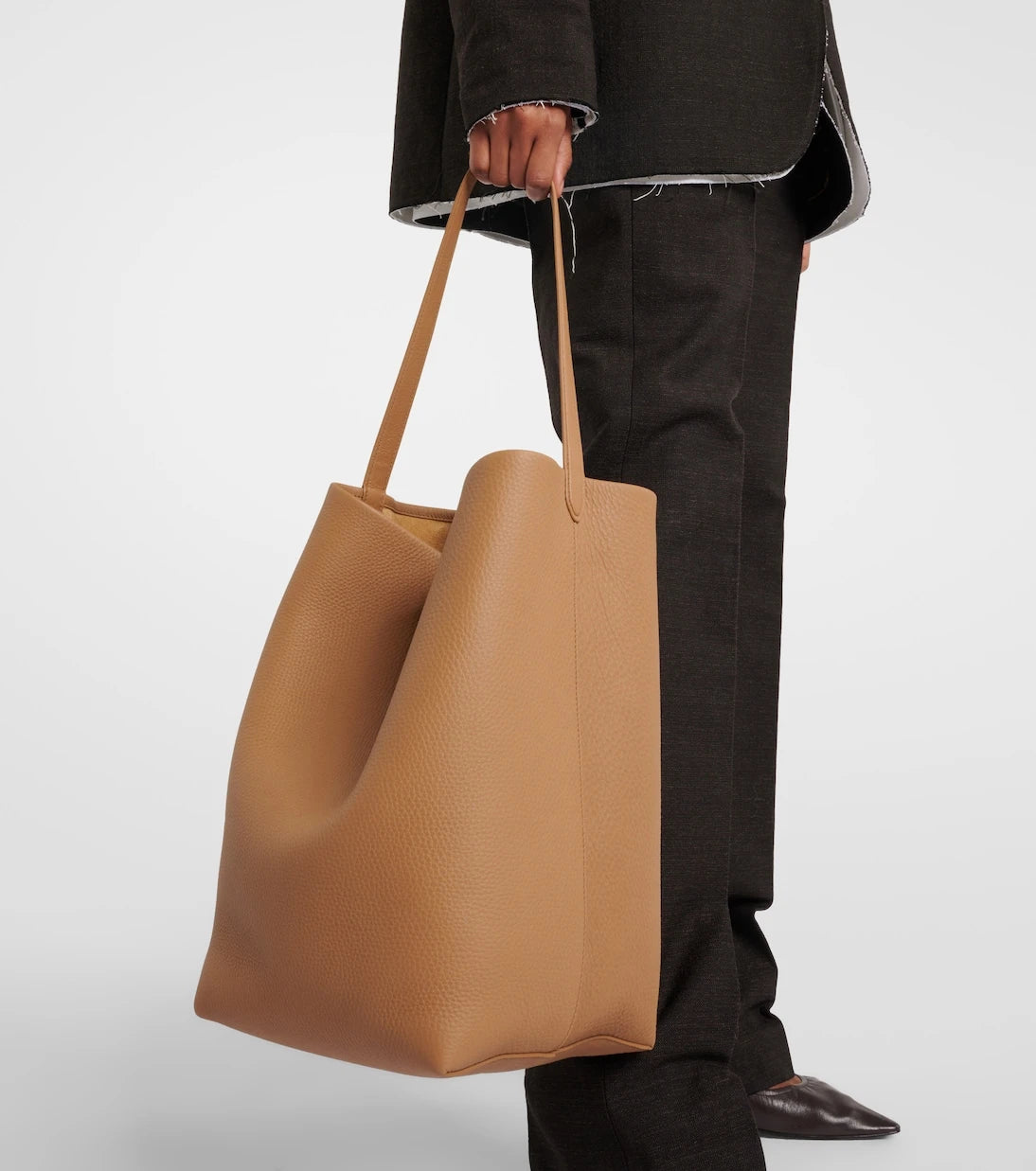 The Row - N/S Park Large leather tote bag
