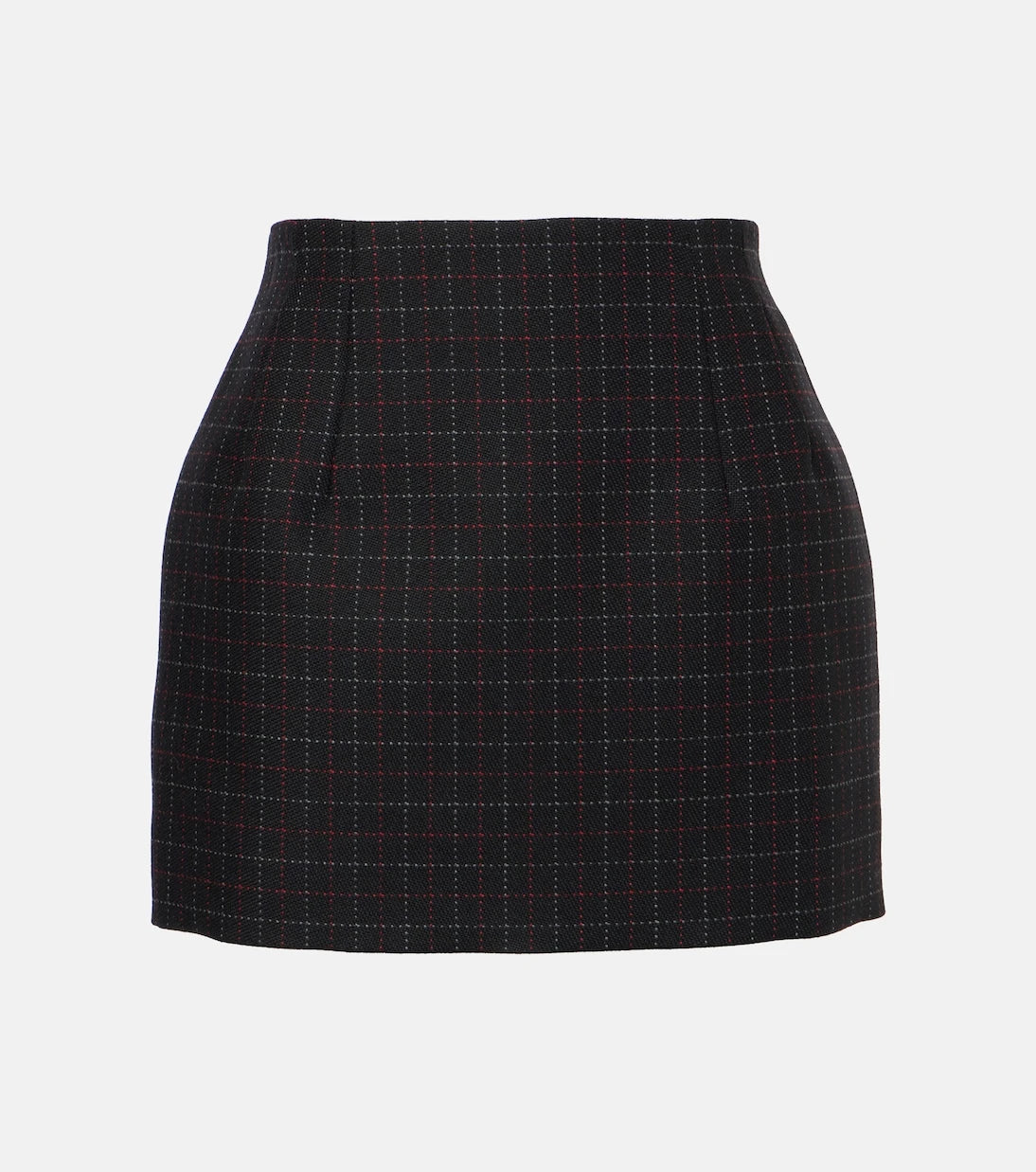 Wardrobe.NYC - Checked wool miniskirt