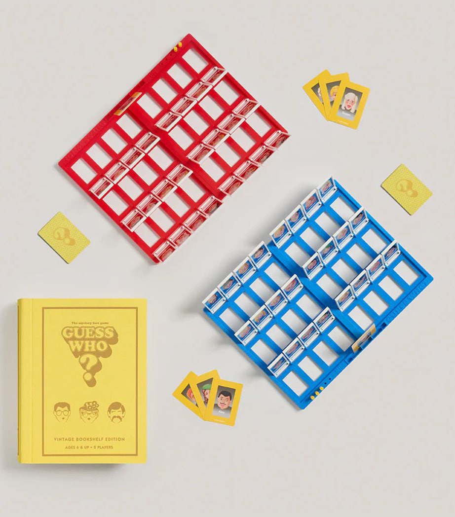 Guess Who Vintage Bookshelf Edition Board Game